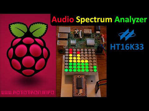 Raspberry Pi Audio Spectrum Analyzer Tutorial Using HT16K33