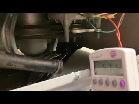 Frigidaire Multimatic Belt Adjustment Testing using a Kill-a-Watt meter