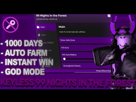 [KEYLESS] Best New 99 Nights In a Forest Script pastebin working 2025 (GET 1000 DAYS!)