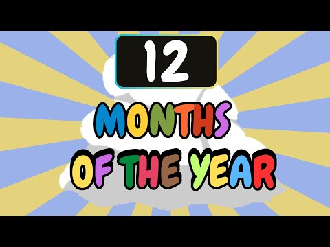 Kids Learn Months | Fun Year Round Chant