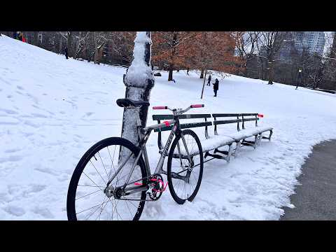 Fixed Gear NYC | Snowy Weather