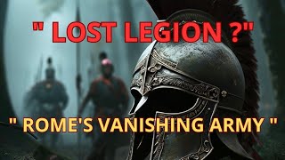 "The Lost Roman Legion: A Mystery That Haunts History"