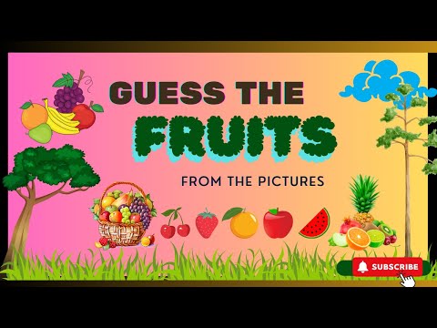 Can You Guess These Fruits? 🍎🍌 | 30 Different Types of Fruit | Picture Quiz Challenge!