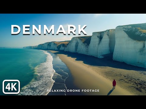 DELIGHTFUL Denmark 4K: Drone Footage with RELAXING Music