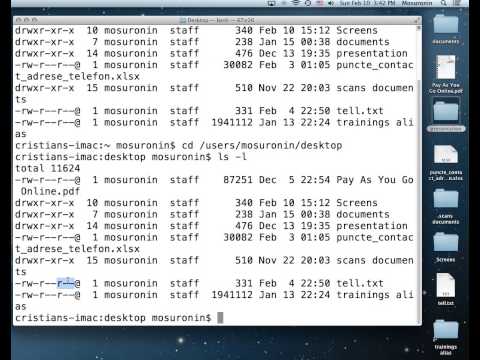 MAC OS X File System Permissions II