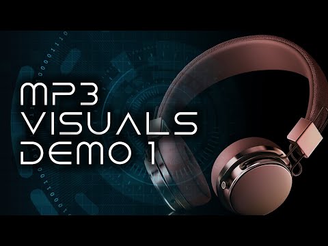 MP3 Visuals Demo 1 Using  "Electronic Downtempo Tech" from Coma Media!