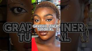 Graphic Liner Tutorial Tips #youtubemadeforyou #graphicliner #liner #makeup #makeupshorts p