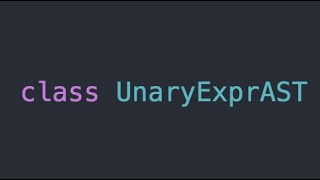 LLVM Tutorial #24: Unary Operators