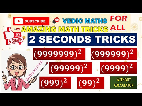 AMAZING MATH TRICKS -  2 SECONDS TRICKS
