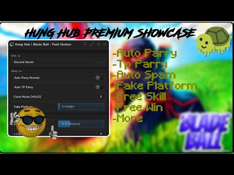 OP Blade Ball Script Parry 100% | Hung Hub Premium