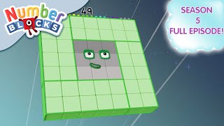 Square on the Moon 🟩 🌝 | Full Episode - S5 E27 | Learn to Count - Numberblocks