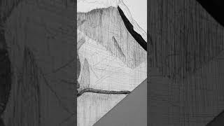 mapping out the shadows #pendrawing #art #workinprogress #shorts