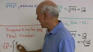 Algebra Help: Square Roots