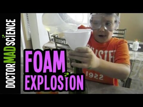 How to Create Toothpaste for Elephants !! - Foam Explosion Experiment