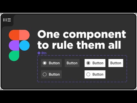 Variants in Figma - the fastest method for beginners. UI design basics.