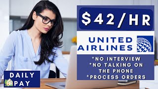 United is Hiring Remote! + No Interview + No Experience (Paid Daily) Work From Home Jobs 2025