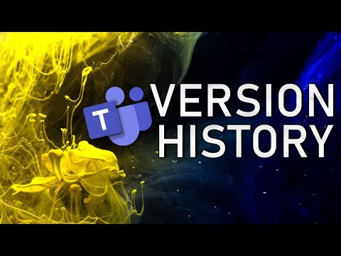 The Easiest Way to use Version History in Microsoft Teams