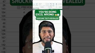 Excel truths exposed! 🎭📊  #excel #exceldataanalytics #exceltips #exceltricks