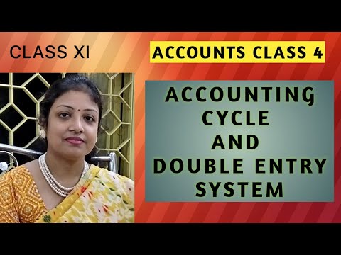 CLASS XI ACCOUNTS CLASS 4 ACCOUNTING CYCLE AND DOUBLE ENTRY SYSTEM