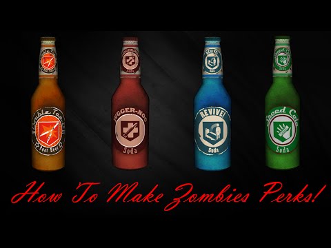 How to make call of duty zombies perks!