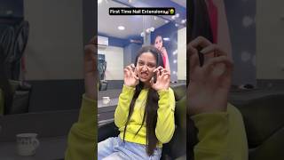 First time Nail Extensions *Gone wrong🤮 #minivlog #funnyshorts #ytshorts #shorts