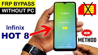 Infinix HOT 8 (X650C) FRP LOCK/GOOGLE ACCOUNT BYPASS (Without PC) New Method 🔥🔥🔥