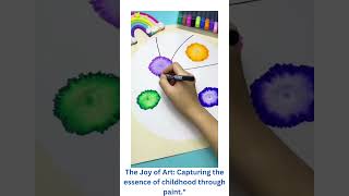 "Imagination Unleashed: A masterpiece created by little hands!#kidsvideos #kidsart#shorts #trending