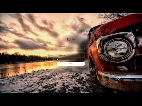 How to make A login web page using HTML & CSS- For beginners
