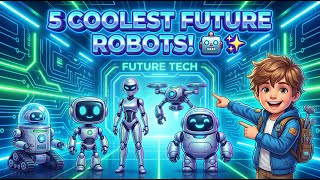 Tech for Kids 🤖 | Meet the 5 Coolest Robots of the Future! | Smart Learning TV