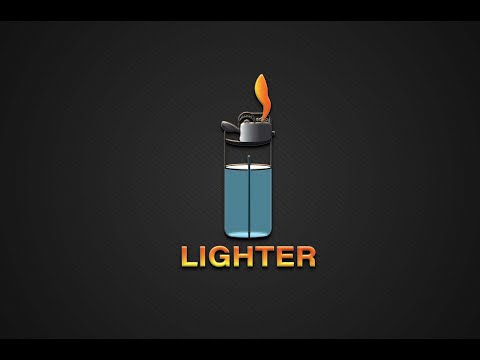 Lighter logo design | Adobe illustrator tutorial | Unique Logo