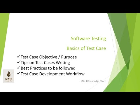 Software Testing - Basics of Test Case