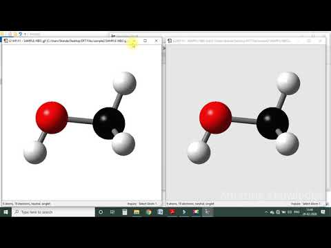 How to do NBO DFT Calculations using GaussView and Gaussian software