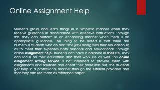 ASSIGNMENT HELP ONLINE AT CHEAP PRICES - LIVEACADEMICEXPERTS.COM
