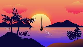 Minimal Landscape Illustration #LandscapeIllustration#IllustratorArt#VectorArt#FlatDesign