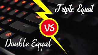 What is the difference between Double Equals(==) and Triple Equals(===) in Javascript? (Tamil)