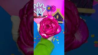 Diy Flower with toilet paper 🤯 #shortscraft #recycle