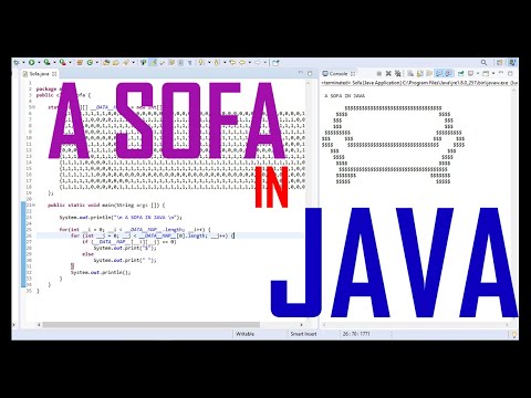 Learn how to draw a very simple SOFA in Java and Python from scratch in 18 Minutes - Klassik Details