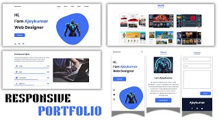 How to Make a Responsive Modern Portfolio Website | Html CSS JS Beginners To Advanced Full Tutorial