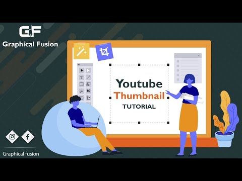 How to make YouTube thumbnail in Photoshop | Graphical Fusion #youtubethumbnailkaisebanaye