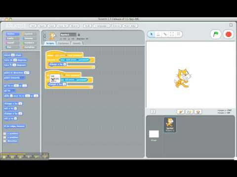 Keystroke Movements in Scratch