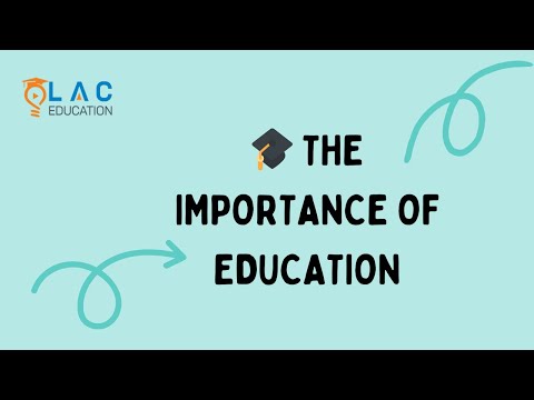 🎓 Importance of Education | تعلیم کی اہمیت 📚 | LAC Education #homeschooling #education #study #skill