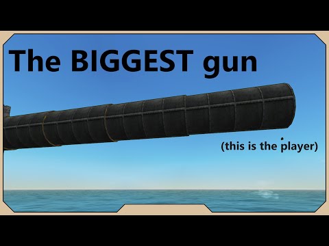 Building the BIGGEST (18000mm) CRAM cannon in From the Depths