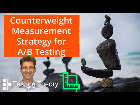 Counterweight Measurement Strategy for A/B Testing