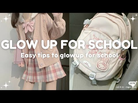 EASY TIPS TO GLOW UP FOR SCHOOL🌷🌠 || Back to school glow up tips