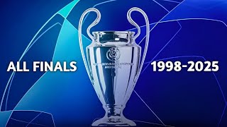 すべてのUEFAチャンピオンズリーグ決勝🏆(1998-2025)