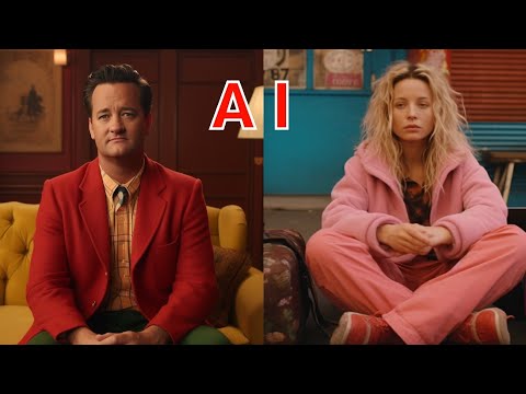 FRIENDS if directed by Wes Anderson - AI