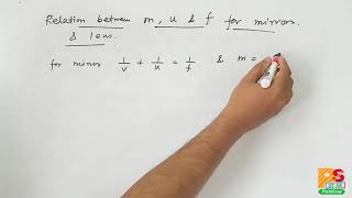 Ray Optics | Relation between m , u & f