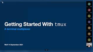 Getting started with tmux (September 14th, 2021 Monthly MUG Meeting)