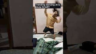 This trending dancing AI is kinda SCARY!!! AI DOG. #Dog #DancingDog #AIdog