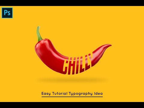 Typography Idea | Convert text in to shapes | Adobe Photoshop tutorial